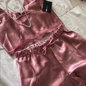 Top & Bottom Set ( Color Mauve)